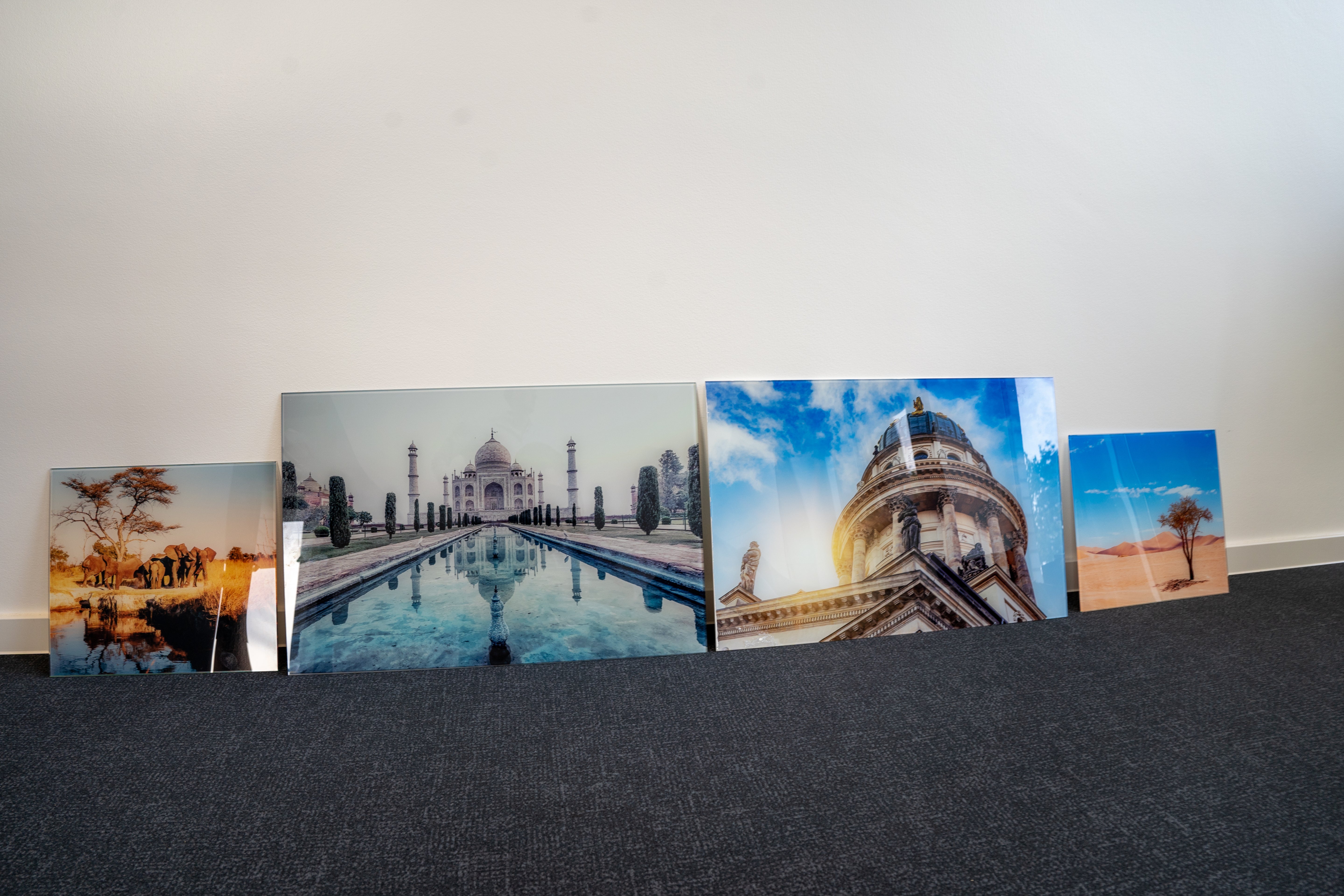 Wandbild Glas - Taj Mahal Motiv