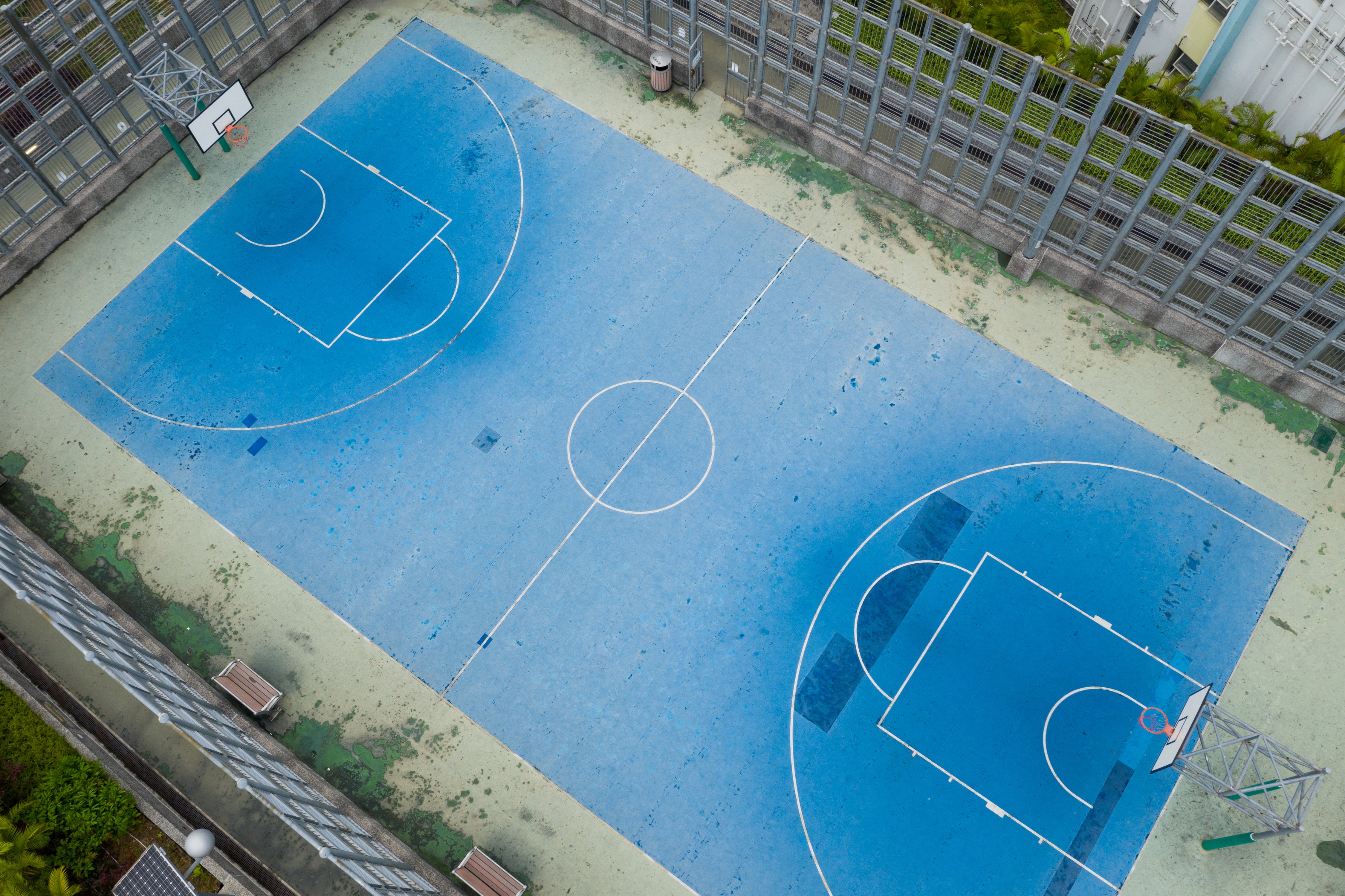 Wandbild Glas - Basketball Motiv