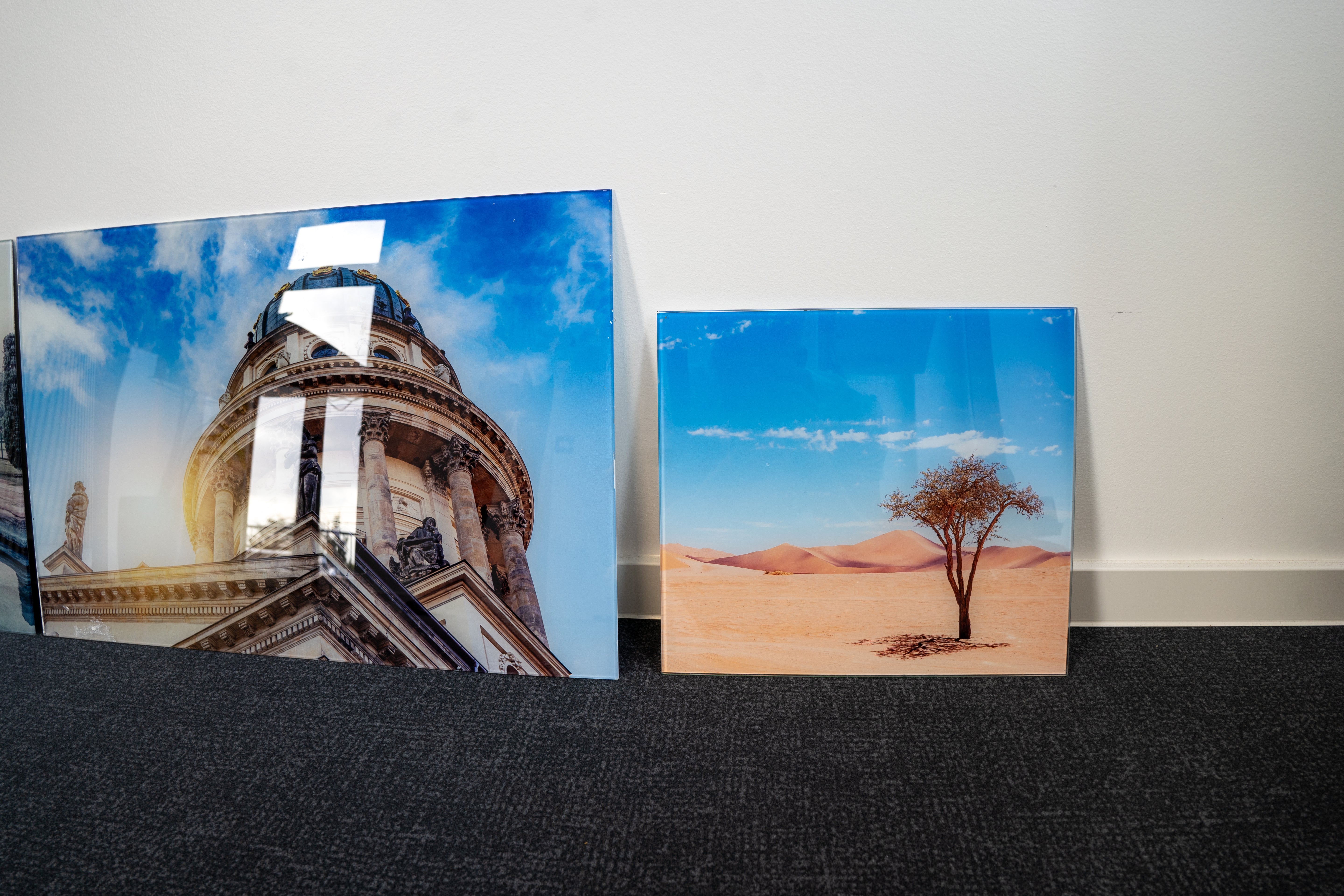 Wandbild Glas - Wüsten Motiv