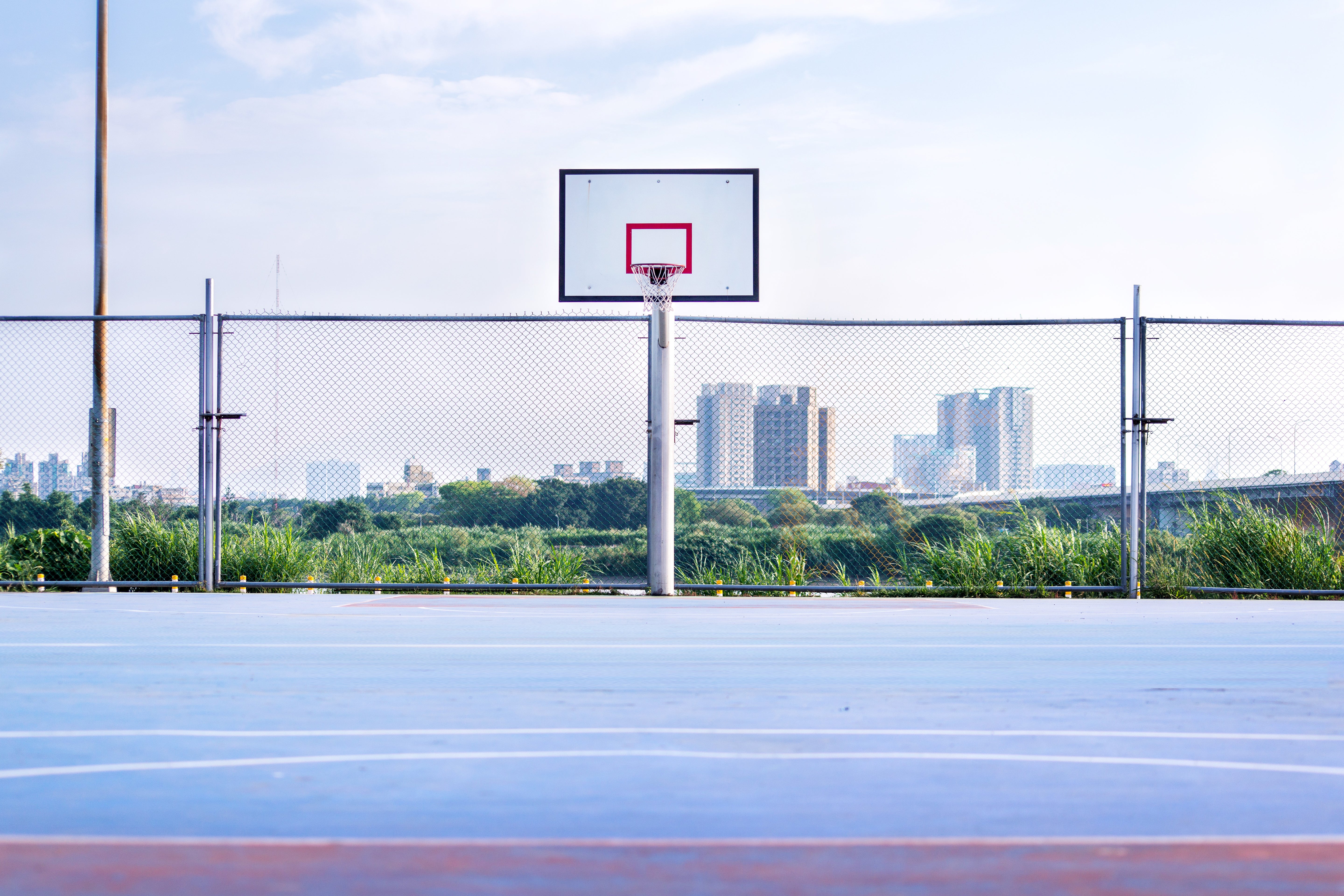 Wandbild Glas - Basketball Motiv